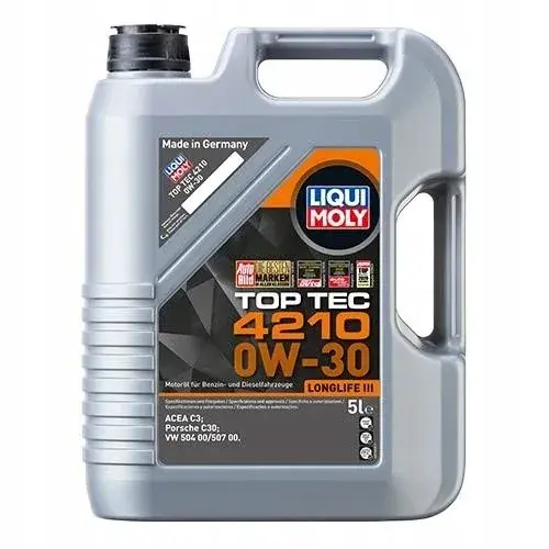 Olej silnikowy Liqui Moly Top Tec 4210 0W-30 5L Wysoka jakość