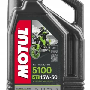 MOTUL OLEJ SILNIK 5100 4T ESTER 15W50 4L Popularny