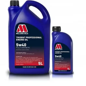 MILLERS 5w40 5L + 1LTRIDENT ŚWIEŻY Popularny