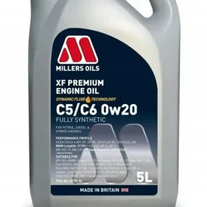 Bezpieczna płatność OLEJ SILNIKOWY MILLERS OILS XF PREMIUM C5/C6 0W20 5L