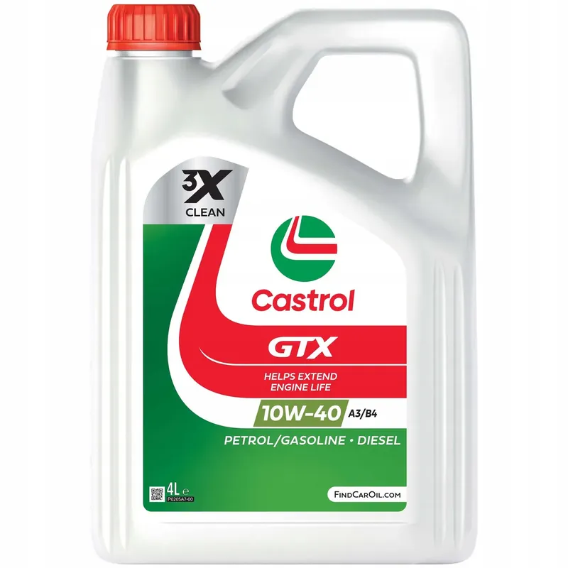 Popularny Olej silnikowy Castrol GTX Ultraclean A3/B4 10W40 4L