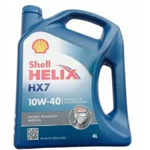 Autentyczny OLEJ SHELL HELIX HX7 10W40 PÓŁSYNTETYK 4L