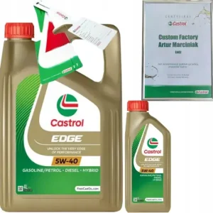 CASTROL EDGE 5W40 5L RN0700 RN0710 VW 505 00/ 505 01 + ZAWIESZKA Promocja