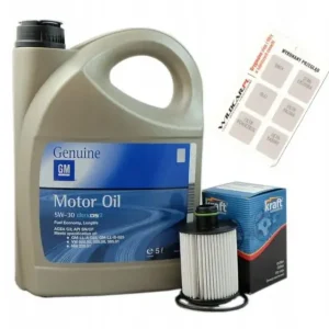 Opel Astra J Zafira C 2.0 CDTI Olej GM 5W30+Filtr Bezpieczna płatność