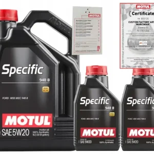 Oferta MOTUL SPECIFIC 948B 5W20 7L FORD WSS-M2C948-B + ZAWIESZKA