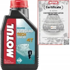 MOTUL OUTBOARD TECH 10W30 4T OLEJ DO MOTORÓWEK 1L Oryginalny