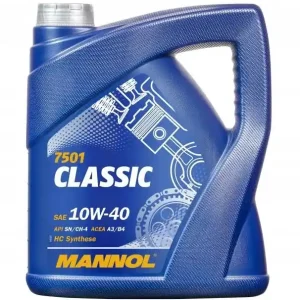 Mannol Classic 10W40 API SN/CF, 5 L Zamów teraz