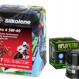 Promocja Olej do motocykla SILKOLENE PRO 4 5w40 + FILTR