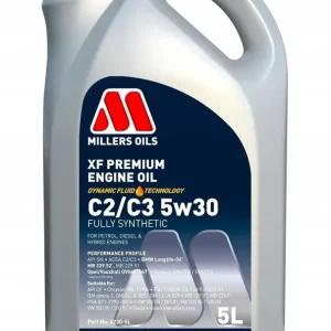 Rabat Olej silnikowy Millers Oils XF PREMIUM C2 C3 5w30 5L