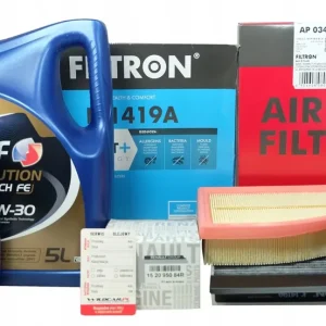 3 Filtry + olej Elf Mercedes Gla Glb 180 200 2020- Autentyczny