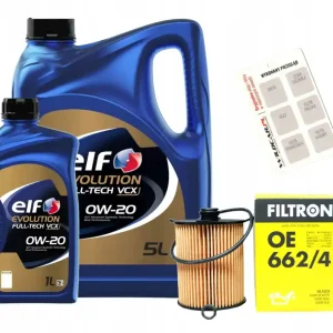 Olej 0W20 Volvo VCC RBS0-2AE + Filtr zam. 31372212 Popularny