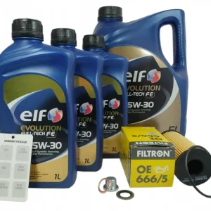 Popularny Filtr OE 666/5 + Olej 5W30 Elf Fiat Nissan Renault