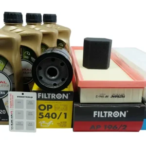 Wyprzedaż 3 Filtry + Olej 0W20 Peugeot 2008 II 208 II 1.2