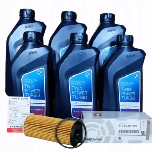 Filtr oleju oe + olej 5w30 BMW seria 2 F45 F46 X1 F48 X2 F39 218 d 220 d Niska cena