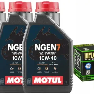 Ostatnia szansa Filtr HF204 + Olej 10w40 Motul Ngen7 Honda FSC 400 FSC 600 Silver Wing Swt