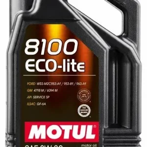 OLEJ MOTUL 0W30 5L 8100 ECO LITE / SP / 0W30 ECO LITE 5L MOTUL Wysoka jakość