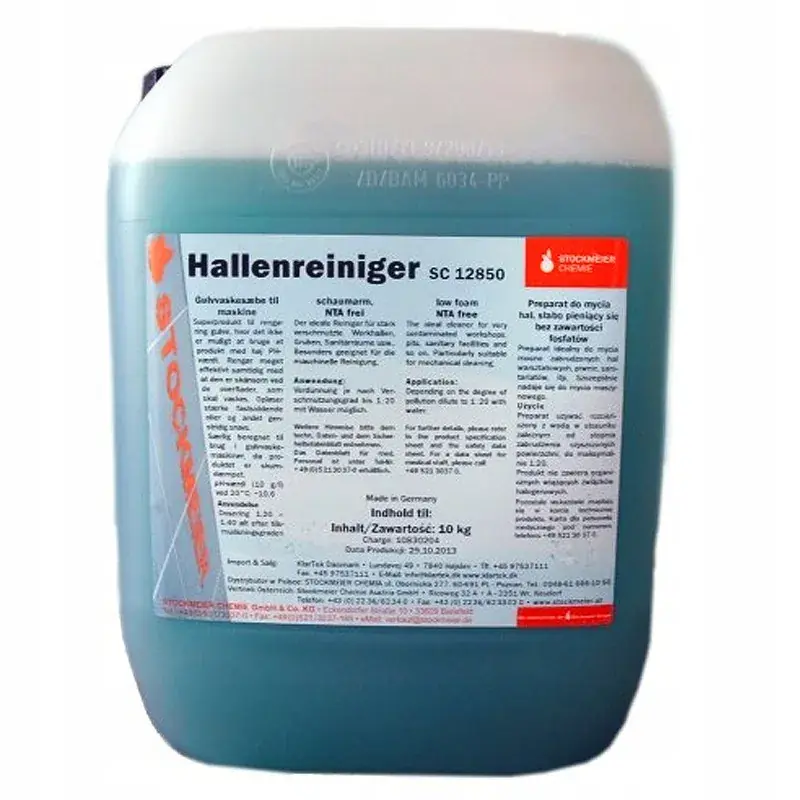 HALLENREINIGER 10L PŁYN DO MYCIA HAL MAGAZYNÓW Darmowa dostawa