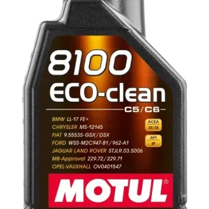 MOTUL OLEJ 0W20 1L 8100 ECO CLEAN / C5/C6 / SP / GF-6A / LL 17FE+ / 229.72 Rabat