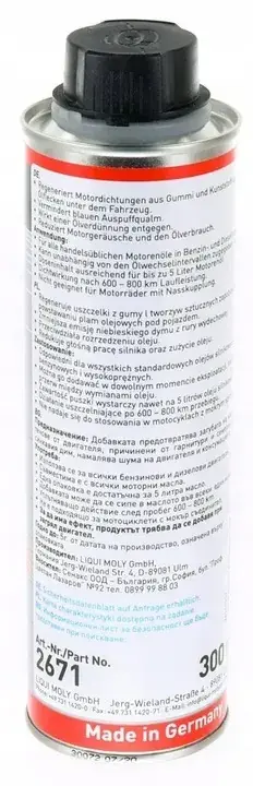 Uszczelniacz Silnika Stop Wyciekom Oleju Liqui Moly 2671 Oil Verlust Stop Ostatnia szansa