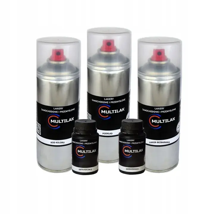 DUŻY ZESTAW NAPRAWCZY LAKIER SAMOCHODOWY SPRAY SET Volkswagen LA7W Wyprzedaż