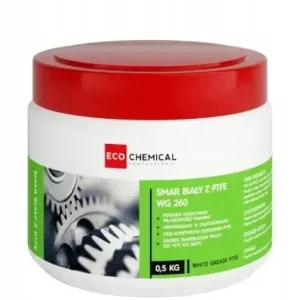 Ostatnia szansa SMAR BIAŁY DO ZAWIASÓW UNIWERSALNY LITOWY Z TEFLONEM PTFE 0,5kg ECOCHEMICAL