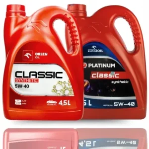 OLEJ ORLEN CLASSIC SYNTHETIC 5W40 4,5L | API SL SJ CF ACEA A3/B3 | 229.1 Premium