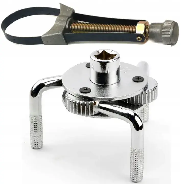 KLUCZ PAZURKOWY DO FILTRA FILTRÓW OLEJU 3-RAMIENNY + KLUCZ OPASKOWY 55-110 Oferta