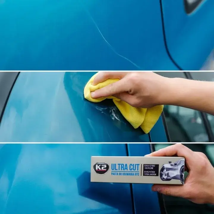 ZESTAW PISAK KREDKA CZARNA + K2 PASTA POLERSKA DO USUWANIA RYS NA RYSY Ostatnia szansa