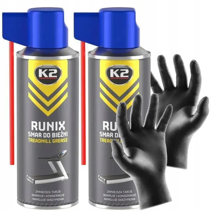 ZESTAW 2 X PROFESJONALNY SMAR SILIKONOWY DO BIEŻNI 2x400 ml K2 RUNIX Wysoka jakość