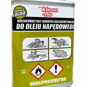 KLEEN-FLO Uszlachetniacz DODATEK Do DIESLA Oleju Napędowego Depresator 1L Wyprzedaż
