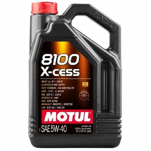 Wyprzedaż Motul 8100 X-Cess 5W40 5L