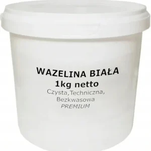 Wazelina Techniczna Bezkwasowa Biała PREMIUM 1kg Zwrot pieniędzy