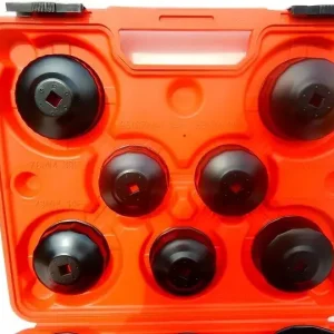 ZESTAW KLUCZY NASADEK W WALIZCE DO ODKRĘCANIA FILTRÓW OLEJU 15 ELEMENTÓW Rabat