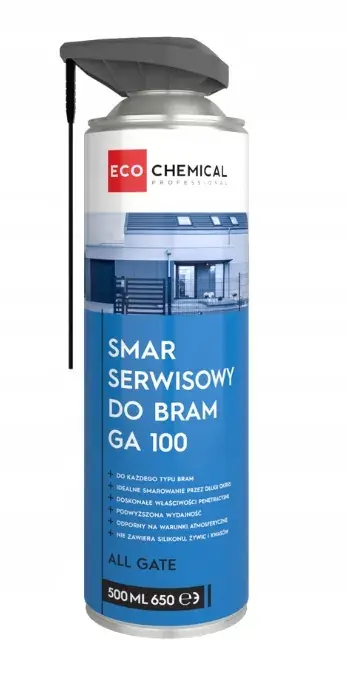 SMAR W SPRAYU DO BRAM GARAŻOWYCH PRZESUWNYCH 500ml LIN ŁAŃCUCHÓW Darmowa dostawa