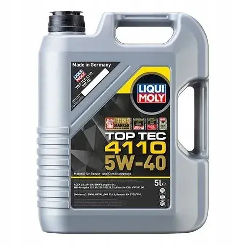 Wyprzedaż OLEJ SILNIKOWY 5W40 5L TOP TEC 4110 5W-4 0 5L LIQUI MOLY 21479 LM
