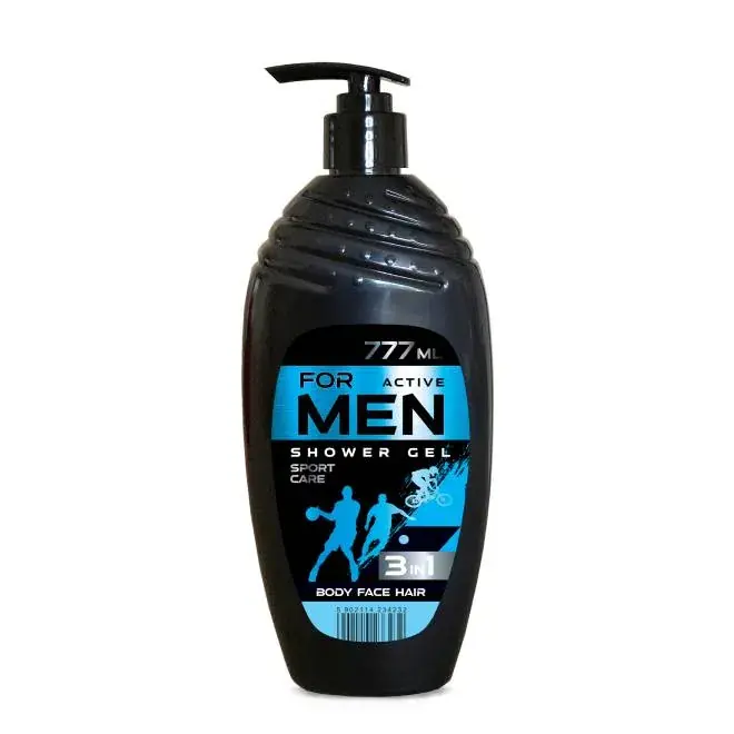 Żel Pod Prysznic Do Ciała Włosów Twarzy For Men 3-w-1 Active 777 ml Oryginalny