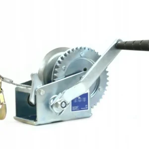 Premium WCIĄGARKA linowa GEKO 450 kg pozioma 5 m z BLOKADĄ