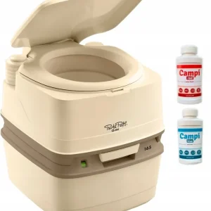 TOALETA TURYSTYCZNA PRZENOŚNA Mobilne WC Thetford LUX Działka Kemping Autentyczny
