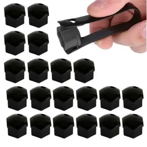 Kup teraz ZAŚLEPKA NA ŚRUBY KÓŁ SAMOCHODOWYCH Z KLUCZEM DO DEMONTAŻU 20 SZT ZESTAW