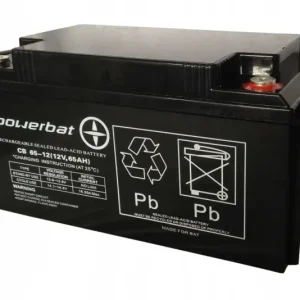 Oryginalny Akumulator AGM Powerbat 12V 65Ah