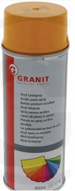 Zwrot pieniędzy FARBA ŻÓŁTA SPRAY KOPARKO-ŁADOWARKI KOMATSU 400ML