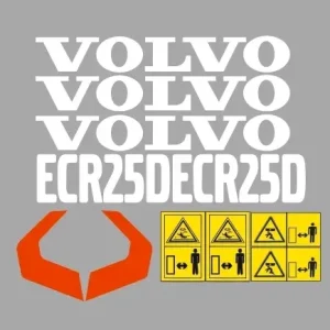 Wysoka jakość Naklejki oklejenie VOLVO ECR25D
