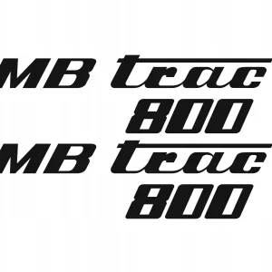 Bezpieczna płatność Naklejki oklejenie naklejka - MB TRAC 800