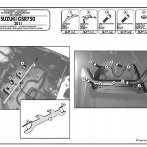 Rabat Stelaż mocowanie Adapter do zamontowania stelaża bocznego Kappa 3100KIT
