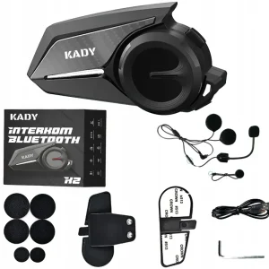 INTERKOM MOTOCYKLOWY KADY K2 BLUETOOTH POLSKI LEKTOR Nowość