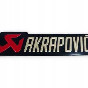 Tylko dziś Emblemat Nalepka Aluminium Tłumika Motor Sport DO Akrapovic 150mm 40mm