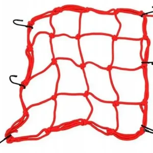 Szybka dostawa SIATKA MOTOCYKLOWA BAGAŻOWA PAJĄK NA SIEDZENIE GRUBA SOLIDNA HAKI METAL