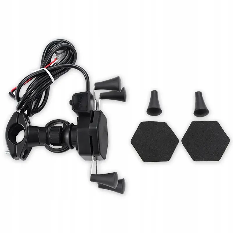 Szybka dostawa MOTOCYKLOWY UCHWYT X NA TELEFON KIEROWNICA USB