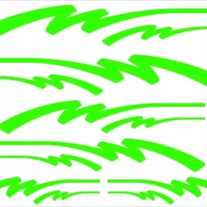 Wysoka jakość Naklejki na kask rower neonowe fluorescencyjne kolory