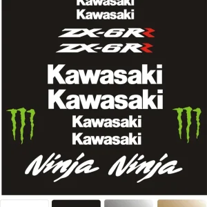 Zwrot pieniędzy KAWASAKI NINJA ZX-6RR naklejki na motocykl YESS Naklejki